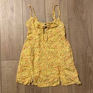 Wild fable yellow dress, small, adjustable straps, short